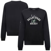 Dallas Stars Levelwear Women's Yvette Limelight Big Letter Sweatshirt - Black | US 203809167