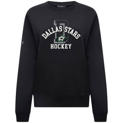 Dallas Stars Levelwear Women's Yvette Limelight Big Letter Sweatshirt - Black | US 203809167