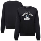 Vancouver Canucks Levelwear Women's Yvette Limelight Big Letter Sweatshirt - Black | US 203809184