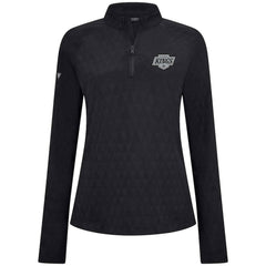 Los Angeles Kings Levelwear Women's Spike Raglan Quarter-Zip Top - Black | US 203809213
