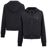 Philadelphia Flyers Levelwear Women's Judd Raglan Full-Zip Hoodie - Black | US 203809228
