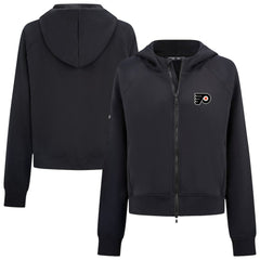 Philadelphia Flyers Levelwear Women's Judd Raglan Full-Zip Hoodie - Black | US 203809228