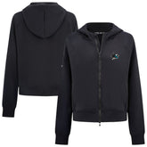 San Jose Sharks Levelwear Women's Judd Raglan Full-Zip Hoodie - Black | US 203809232