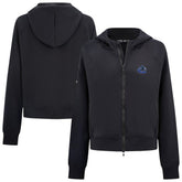 Vancouver Canucks Levelwear Women's Judd Raglan Full-Zip Hoodie - Black | US 203809240