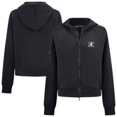 Anaheim Ducks Levelwear Women's Judd Raglan Full-Zip Hoodie - Black | US 203809242