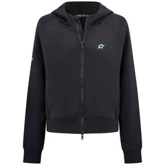 Dallas Stars Levelwear Women's Judd Raglan Full-Zip Hoodie - Black | US 203809251