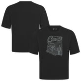 San Francisco Giants Levelwear Sunrise Luxe Signature Knit T-Shirt - Black T-shirts