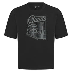 San Francisco Giants Levelwear Sunrise Luxe Signature Knit T-Shirt - Black T-shirts