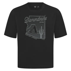 Arizona Diamondbacks Levelwear Sunrise Luxe Signature Knit T-Shirt - Black T-shirts