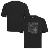 Cleveland Guardians Levelwear Sunrise Luxe Signature Knit T-Shirt - Black T-shirts
