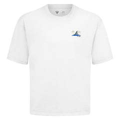 Atlanta Braves Levelwear Panoramic Luxe Signature Knit T-Shirt - White T-shirts