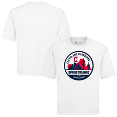 Cleveland Guardians Levelwear Spring Training Badge Luxe Signature Knit T-Shirt - White T-shirts