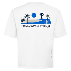 Philadelphia Phillies Levelwear Luxe Signature Knit T-Shirt - White T-shirts
