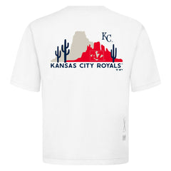 Kansas City Royals Levelwear Luxe Signature Knit T-Shirt - White T-shirts