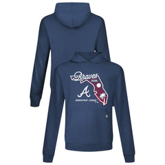 Atlanta Braves Levelwear Sunrise Relay Hoodie - Navy Hoodies