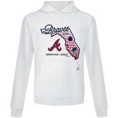 Atlanta Braves Levelwear Sunrise Relay Hoodie - White Hoodies