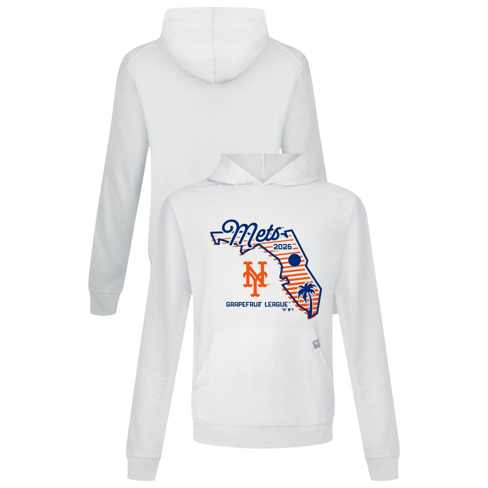 New York Mets Levelwear Sunrise Relay Hoodie - White Hoodies