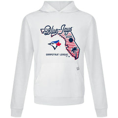 Toronto Blue Jays Levelwear Sunrise Relay Hoodie - White Hoodies