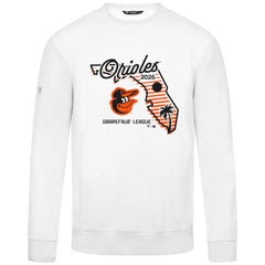 Baltimore Orioles Levelwear Zane Sunrise Sweatshirt - White Sweatshirts