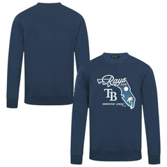 Tampa Bay Rays Levelwear Zane Sunrise Sweatshirt - Navy Sweatshirts