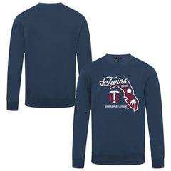 Minnesota Twins Levelwear Zane Sunrise Sweatshirt - Navy Sweatshirts