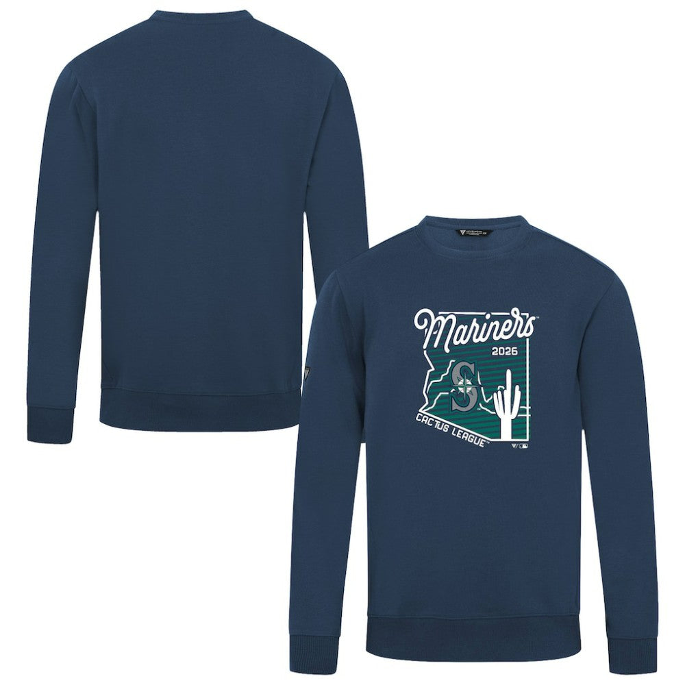 Seattle Mariners Levelwear Zane Sunrise Sweatshirt - Navy Sweatshirts