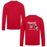 Washington Nationals Levelwear Zane Sunrise Sweatshirt - Red Sweatshirts