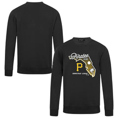Pittsburgh Pirates Levelwear Zane Sunrise Sweatshirt - Black Sweatshirts