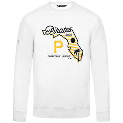 Pittsburgh Pirates Levelwear Zane Sunrise Sweatshirt - White Sweatshirts