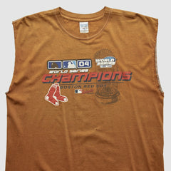 Boston Red Sox Gildan 2004 Tank - Brown - Vintage Tanks