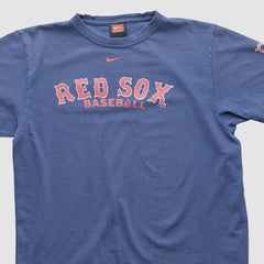 Boston Red Sox Nike 2004 T-shirt - Blue - Vintage T-shirts