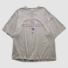 New England Patriots Reebok 2002 T-shirt - Heather Gray T-shirts
