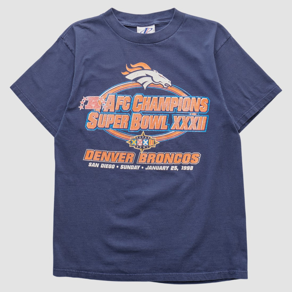 Denver Broncos Logo Athletic 1998 T-shirt - Navy T-shirts