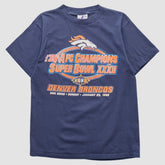 Denver Broncos Logo Athletic 1998 T-shirt - Navy T-shirts