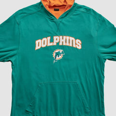 Miami Dolphins 2010s Hooded Pullover Sweatshirt - Teal Pullover