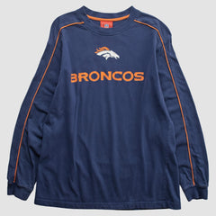 Denver Broncos NFL 2000s Long Sleeve T-shirt - Navy T-shirts