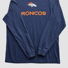Denver Broncos NFL 2000s Long Sleeve T-shirt - Navy T-shirts