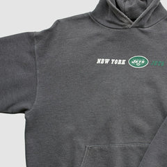 New York Jets Team Edition Apparel 2000s Hooded Pullover Sweatshirt - Charcoal Pullover