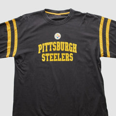 Pittsburgh Steelers 2000s Long Sleeve T-shirt - Black T-shirts