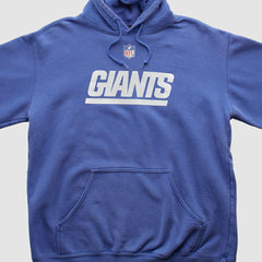 New York Giants Reebok 2000s Hooded Pullover Sweatshirt - Blue Pullover