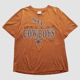 Dallas Cowboys Trench 90s T-shirt - Orange T-shirts