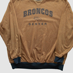 Denver Broncos 2000s Pullover Sweatshirt - Tan Pullover
