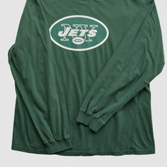 New York Jets NFL 2000s Long Sleeve T-shirt - Green T-shirts