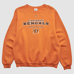 Cincinnati Bengals NFL 2000s Pullover Sweatshirt - Orange Pullover