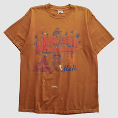 MLB National League Championship Majestic 1999 T-shirt - Orange - Vintage T-shirts