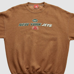 New York Jets NFL 2000s Pullover Sweatshirt - Brown Pullover