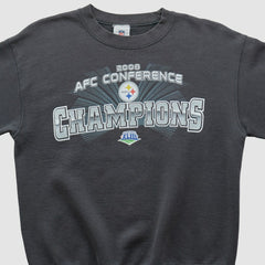 Pittsburgh Steelers NFL 2008 Pullover Sweatshirt - Charcoal Pullover