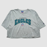 Philadelphia Eagles Champion 2000s T-shirt - Heather Gray T-shirts