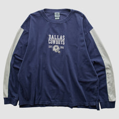 Dallas Cowboys 2000s Long Sleeve T-shirt - Navy T-shirts