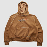 Denver Broncos NFL 2000s Hooded Pullover Sweatshirt - Tan Pullover